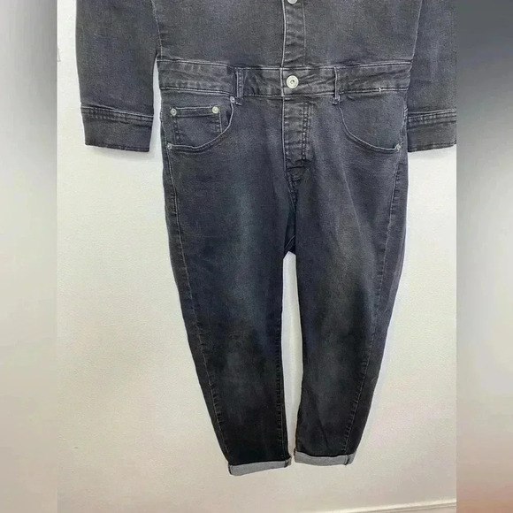 Asos Liquor N Poker Rock Rebellious Denim Boiler Suit - Picture 4 of 9